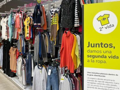 Noticias sobre Retail España Revista Hi Retail | Foto prensa textil segunda mano Carrefour 2