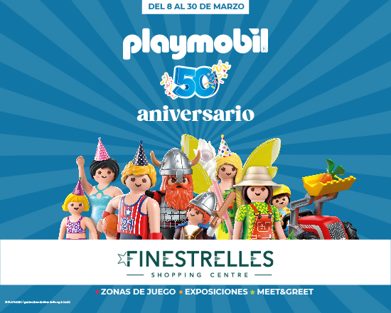 Noticias sobre Retail España Revista Hi Retail | Aniversario PlayMobil Finestrelles Shopping Centre